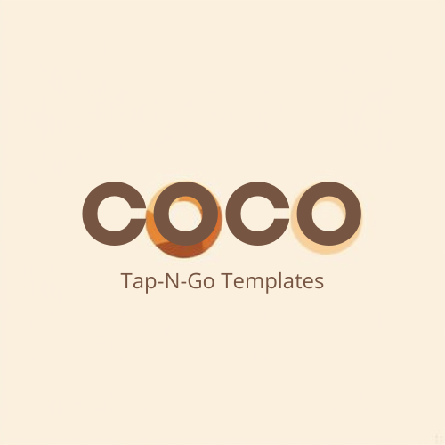 CoCo Tap-N-Go PopUp Templates