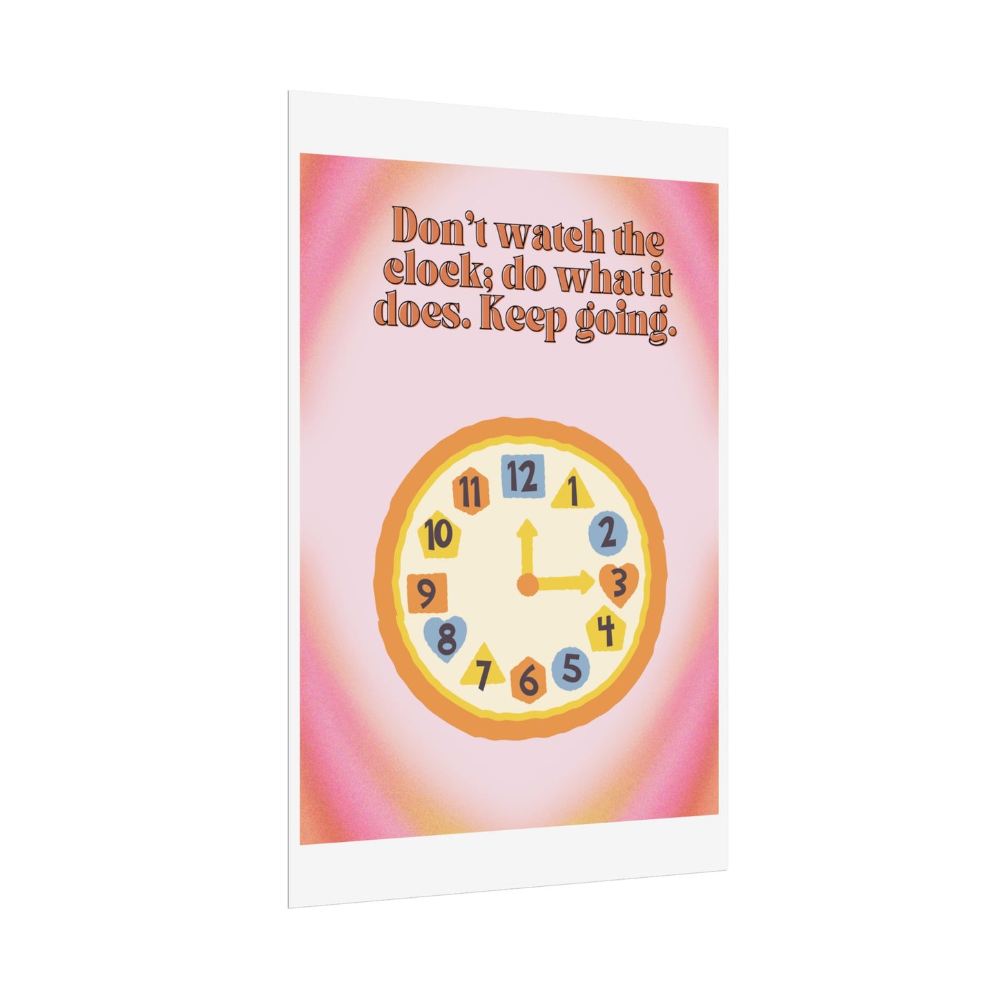 Keep Going Motivational Poster