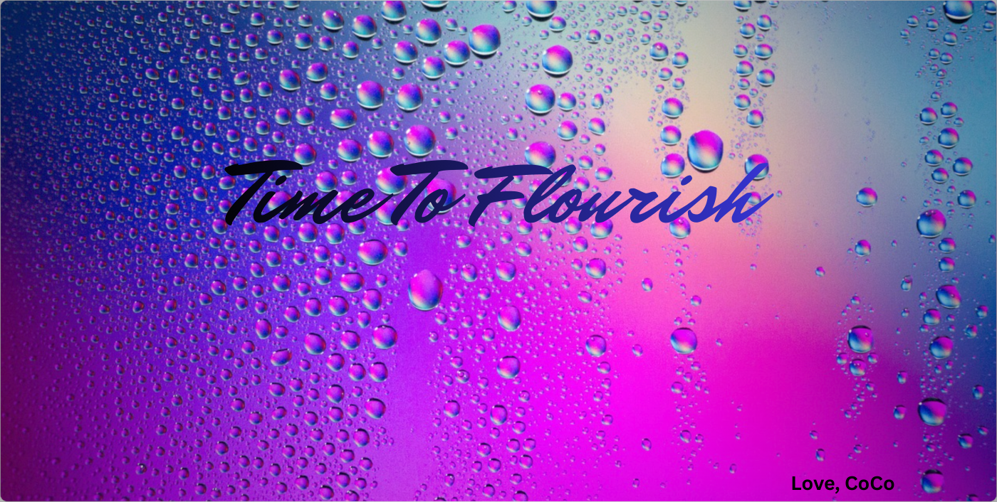 Time to Flourish Violet Screensaver